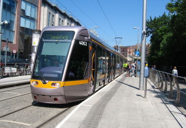 Light Rail in Dublin.