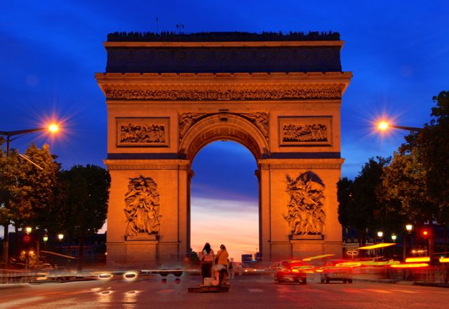 Arc de Triomphe in Paris.