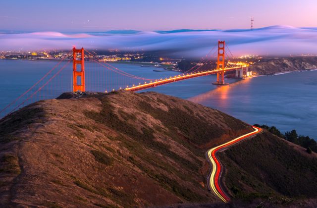 Golden Gate Bridge is great for walking and biking with children.