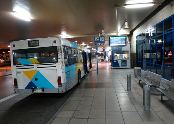 Airport buses to Piraeus.