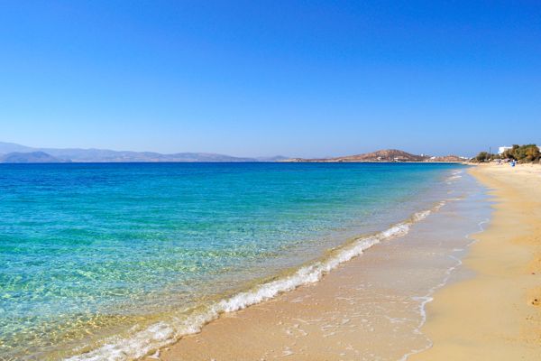Plaka Beach on Naxos.