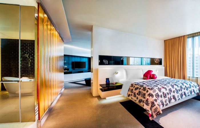 Bangkok's W Hotel has two distinct personalities: modern and traditional.
