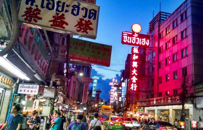Visit Bangkok's Chinatown district for a unique blend of Thai and Chinese culture