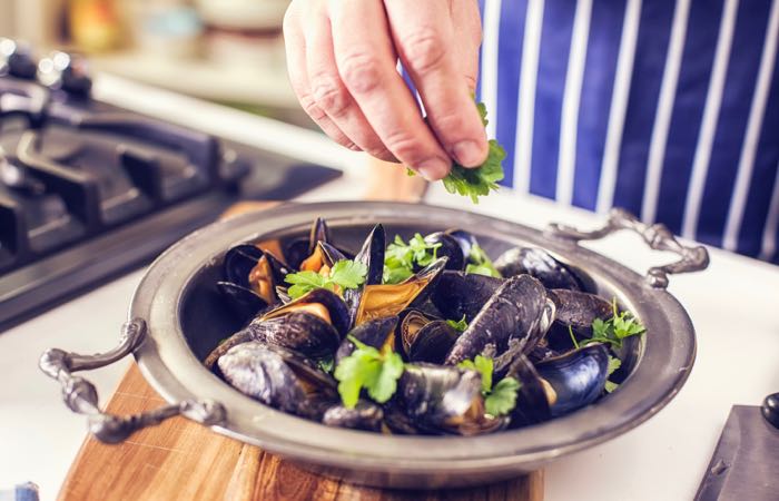 Classic French Mussels Dish