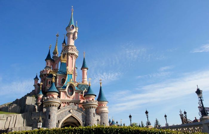 Disneyland theme park in Paris, France 