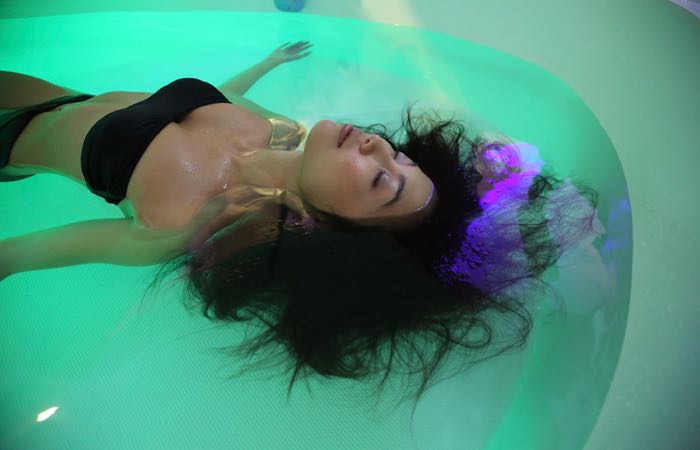 While in Bangkok, try a float session in an epsom bath