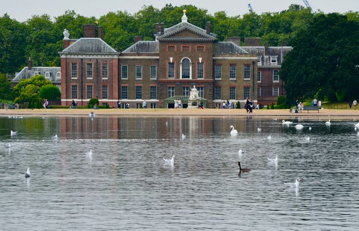Kensington Palace, home to the Duke and Duchess of Cambridge