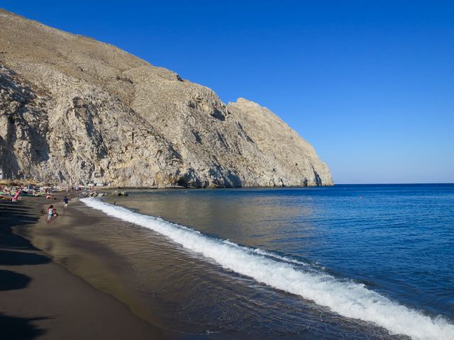 The best beaches to go to on Santorini with hired car.
