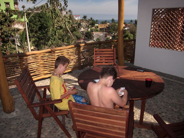 Our first Airbnb rental in Sayulita, Mexico. All in all a good experience, though the host was 2 hours late meeting us.