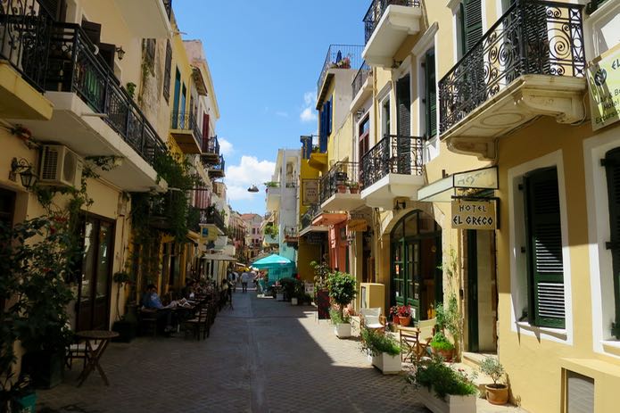 The Old Town of Chania, Crete.