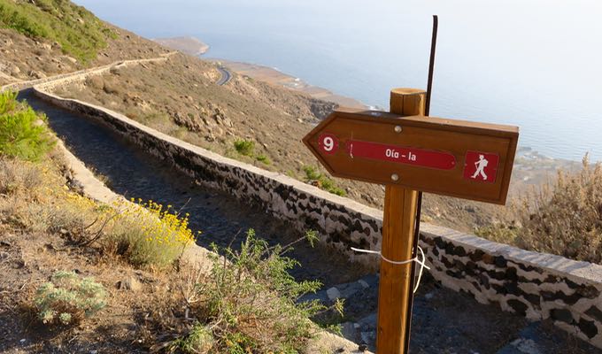 One of the highlights of a trip to Santorini is walking the footpath between Oia and Fira. It doesn't matter whether you walk Oia to Fira, or Fira to Oia.
