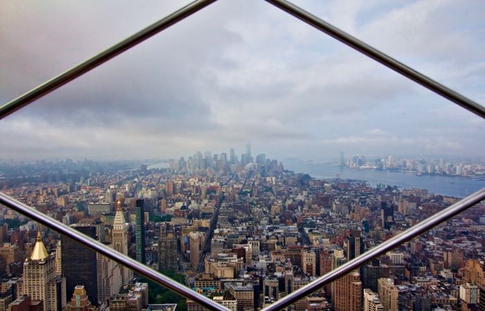 Unparalleled views of New York City from atop the Empire State Building