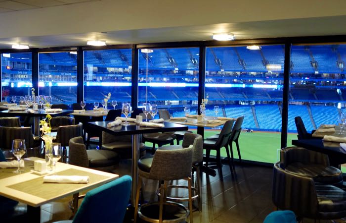 Toronto Marriott City Centre Hotel overlooks Rogers Centre, home of the Blue Jays.