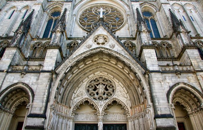 New York's Cathedral of St. John the Divine is famous for its magnificent artwork.