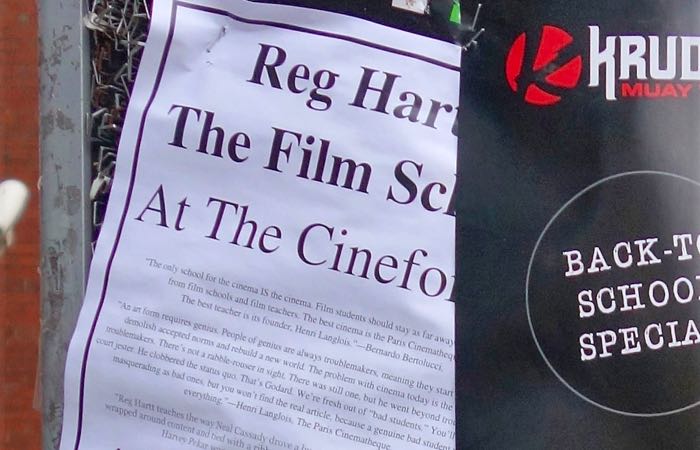 Reg Hartt runs an underground movie theater out of his home in Toronto, the Cineforum.
