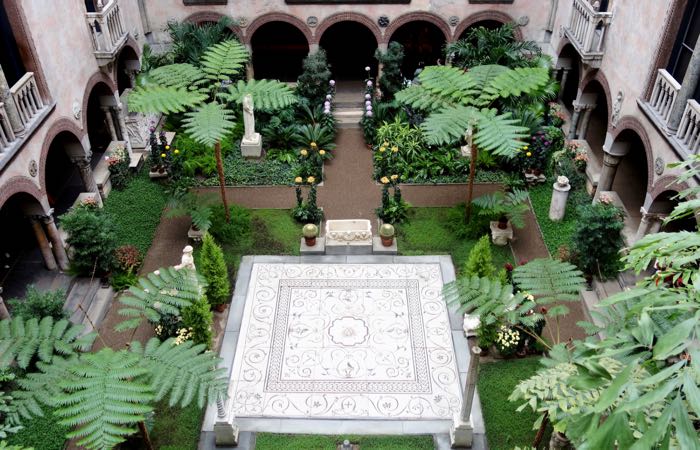 Boston's Isabella Stewart Garner Museum is a gallery housed in a grand mansion.