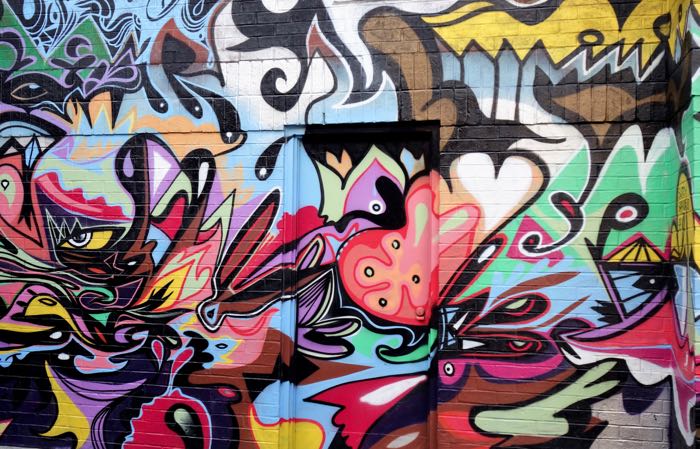 Graffiti Alley in Toronto, Ontario
