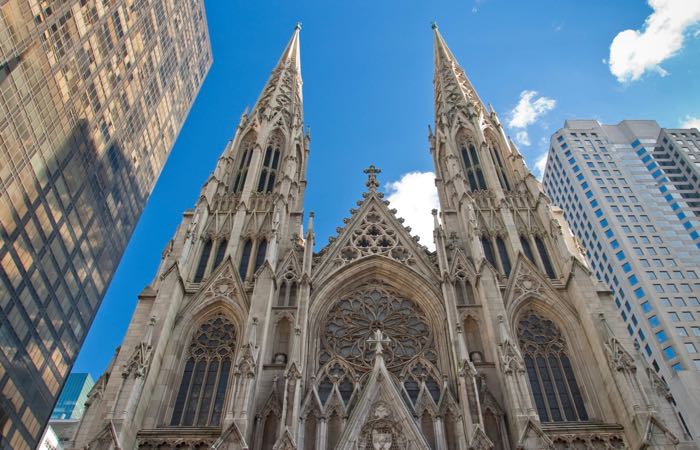 New York City's gothic St. Patrick's Cathedral.
