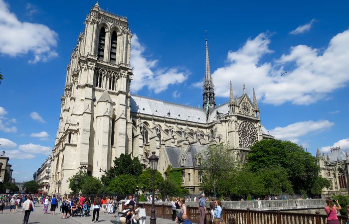 Notre Dame Tours in Paris.