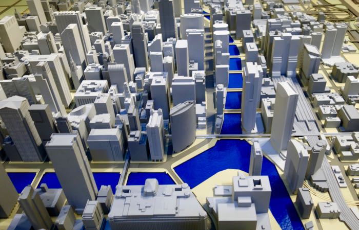 Chicago Architecture Foundation's city model measures 30 square feet.