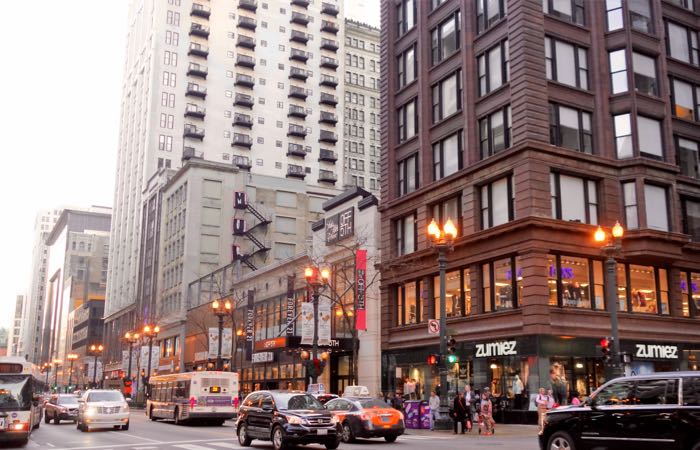 Chicago's Loop is a great spot for shopping.
