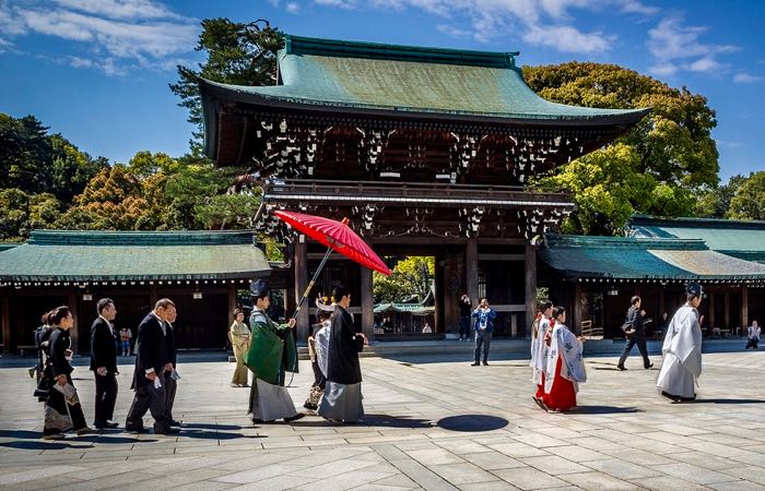 Meiji Jingu in Tokyo is Japan's most famous shrine.