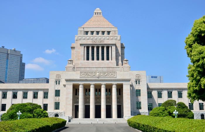 The Houses of Parliament in Tokyo's National Diet Building