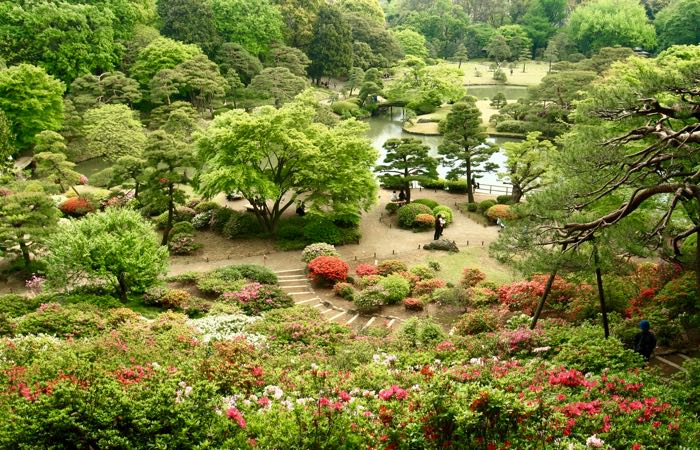 Rikugien Garden in Northern Tokyo