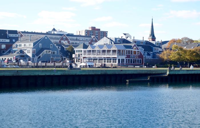 Salem Massachusetts is located across the harbor from Boston.