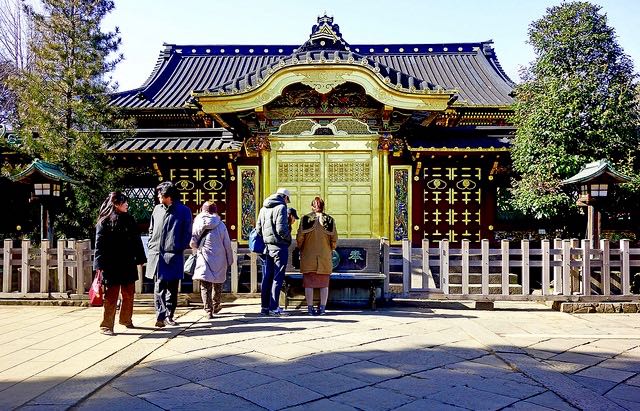 Tokyo's Toshogu Shrine is a modeled after the larger Toshogu shrine in Nikko.