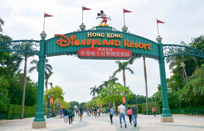 Visit Hong Kong's Disneyland on Lantau Island.