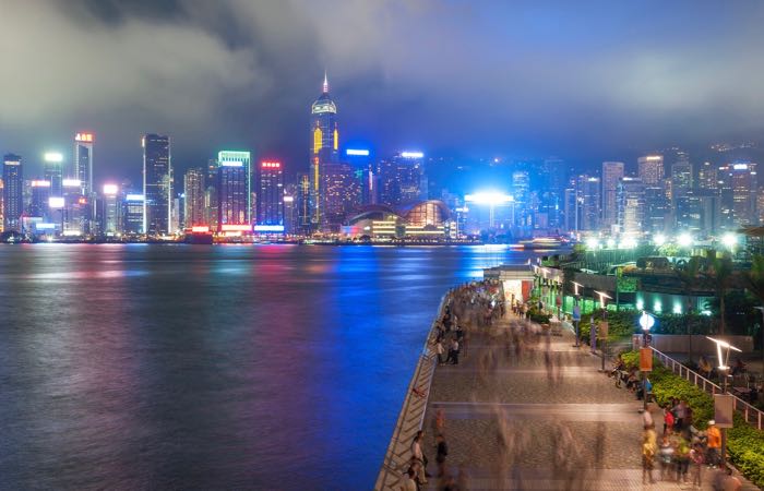 Some of Hong Kong's best views are found at Tsim Sha Tsui East Promenade.
