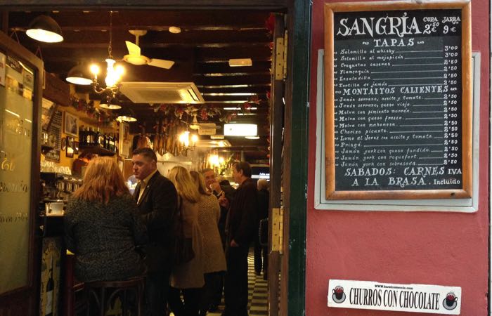 Bar El Comercio is Seville's best spot for churros con chocolate