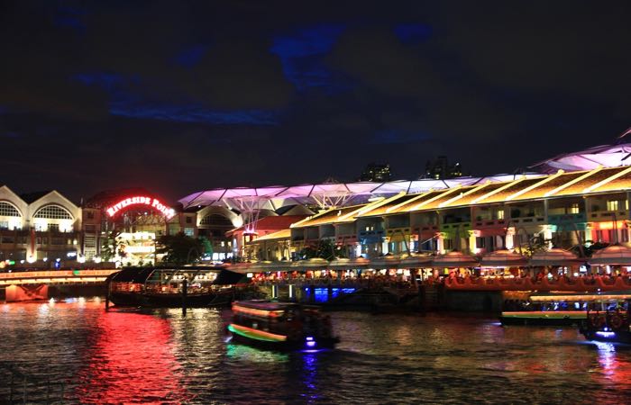 See Clarke Quay on a Singapore River Cruise