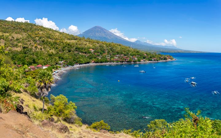 Best hotels in East Bali – Amed, Candidasa, and Padang Bai.