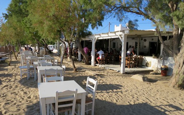 Best beach restaurant in Mykonos.