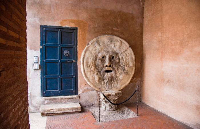 Rome's ancient lie detector, Bocca della Verita in Santa Maria in Cosmedin