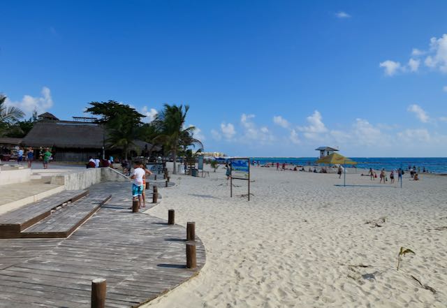Beautiful beach in Mexico.
