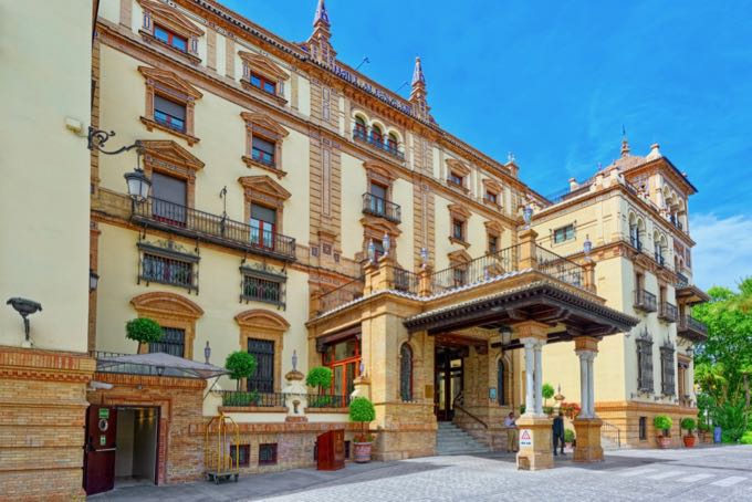 Hotel Alfonso XIII in Seville, Spain