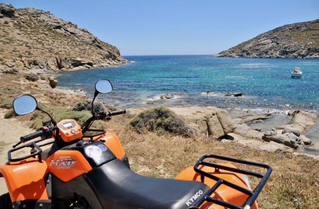 ATV and bike rental in Mykonos.