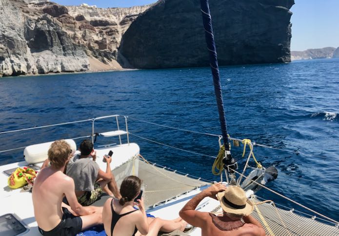 The best private boat tours in Santorini.