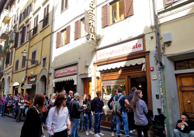 Geriausia sumuštinių parduotuvė Florencijoje