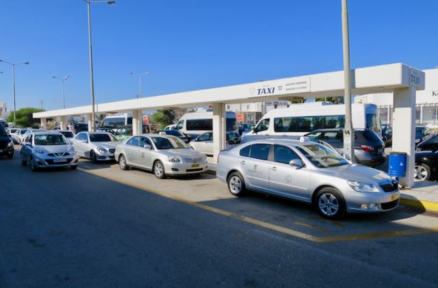 Taxi and Car Pickup at Mykonos Airport