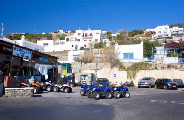 Quad ATV rental in Mykonos.