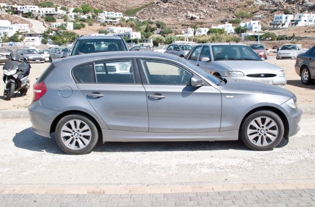 Hired Car in Mykonos, Greece
