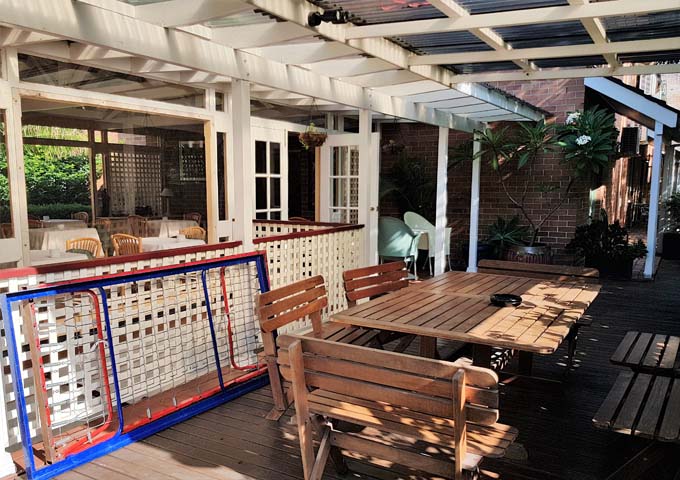 Outdoor Courtyard at the McLaren Sydney