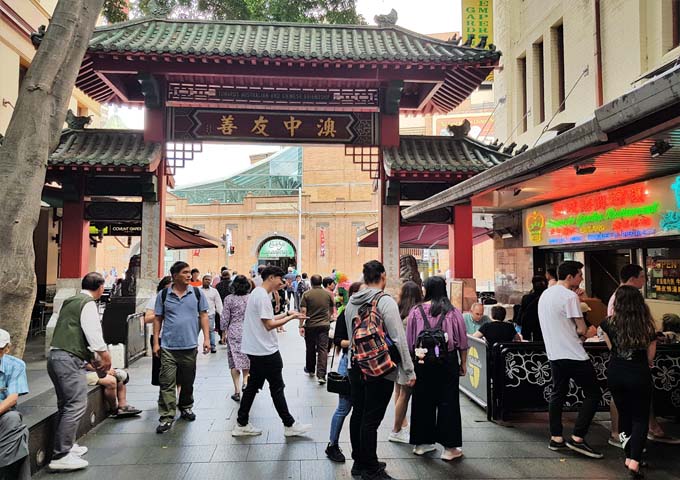Traditional Archways at Chinatown Entrances