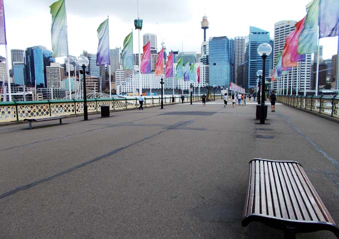Darling Harbour is near the city centre