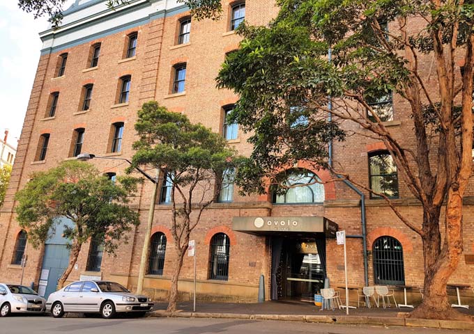 Ovolo Darling Harbour Hotel is in a 130 year old building