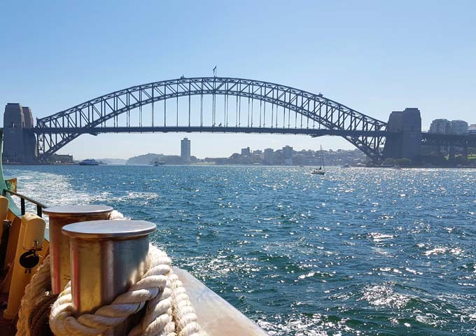 Sydney Harbour Bridge walking distance from Ovolo Hotel